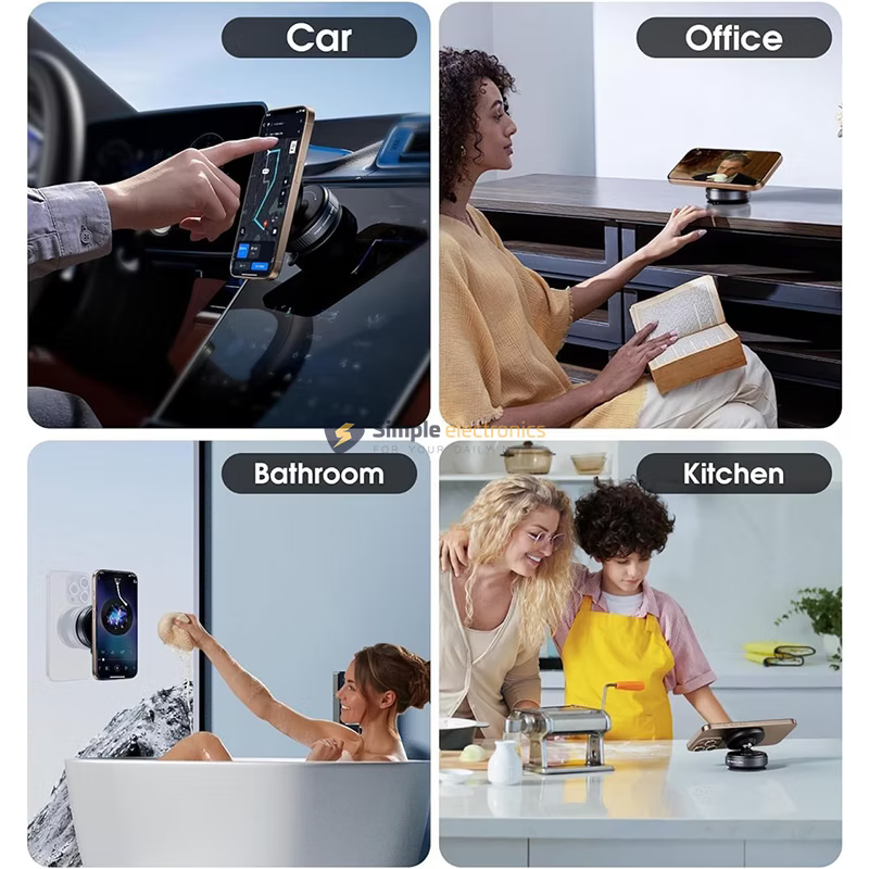 Vacuum Magnetic Suction Phone Holder