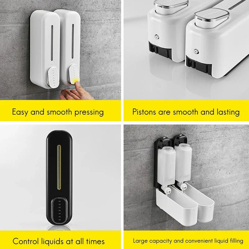 Press Wall-Mounted Dispenser Soap Manual