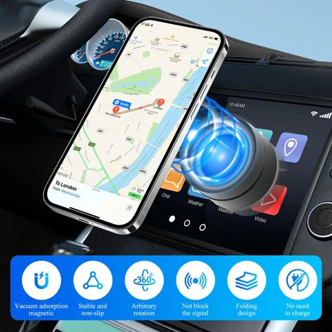 Vacuum Magnetic Suction Phone Holder
